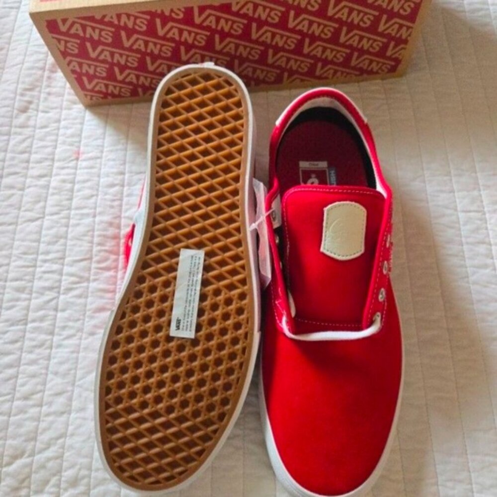 Vans Chima Ferguson Pro Men Size 13 Racing Red White Ultracush 032026 - Picture 5 of 8